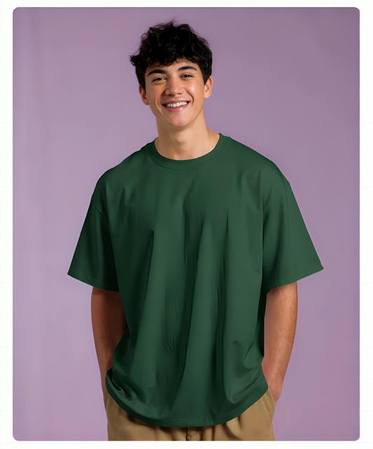 Classic Oversized Moss Green T-Shirt