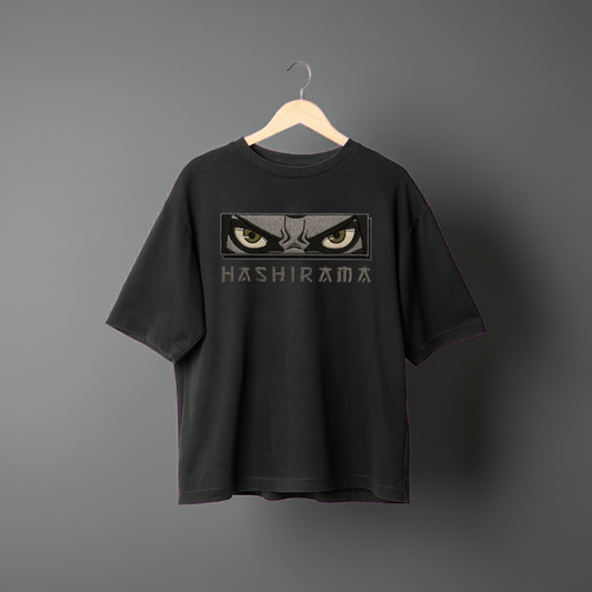 Hashirama Black Oversized T-Shirt