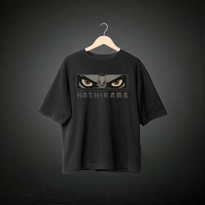 Hashirama Black Oversized T-Shirt